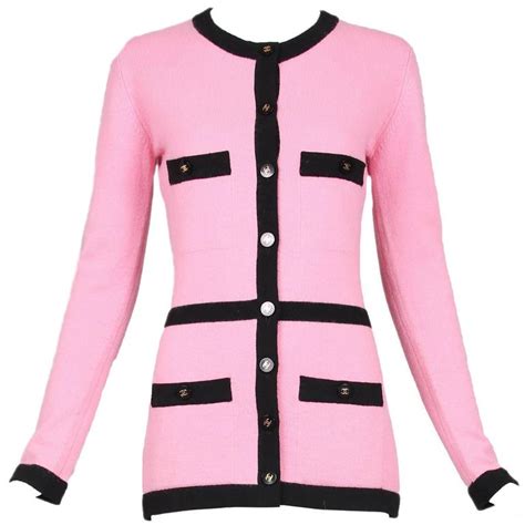 pink chanel cardigan|chanel cardigan suit.